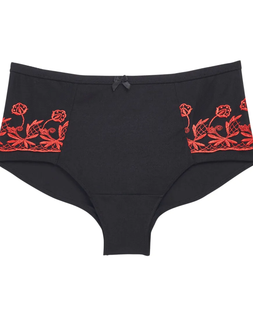 Panty mit Stickereien elastischer Bund-KiK Onlineshop New
