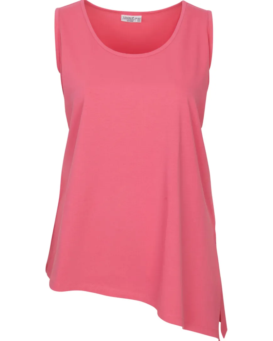 es Tanktop Janina curved, asymmetrischer Saum-KiK Onlineshop Discount