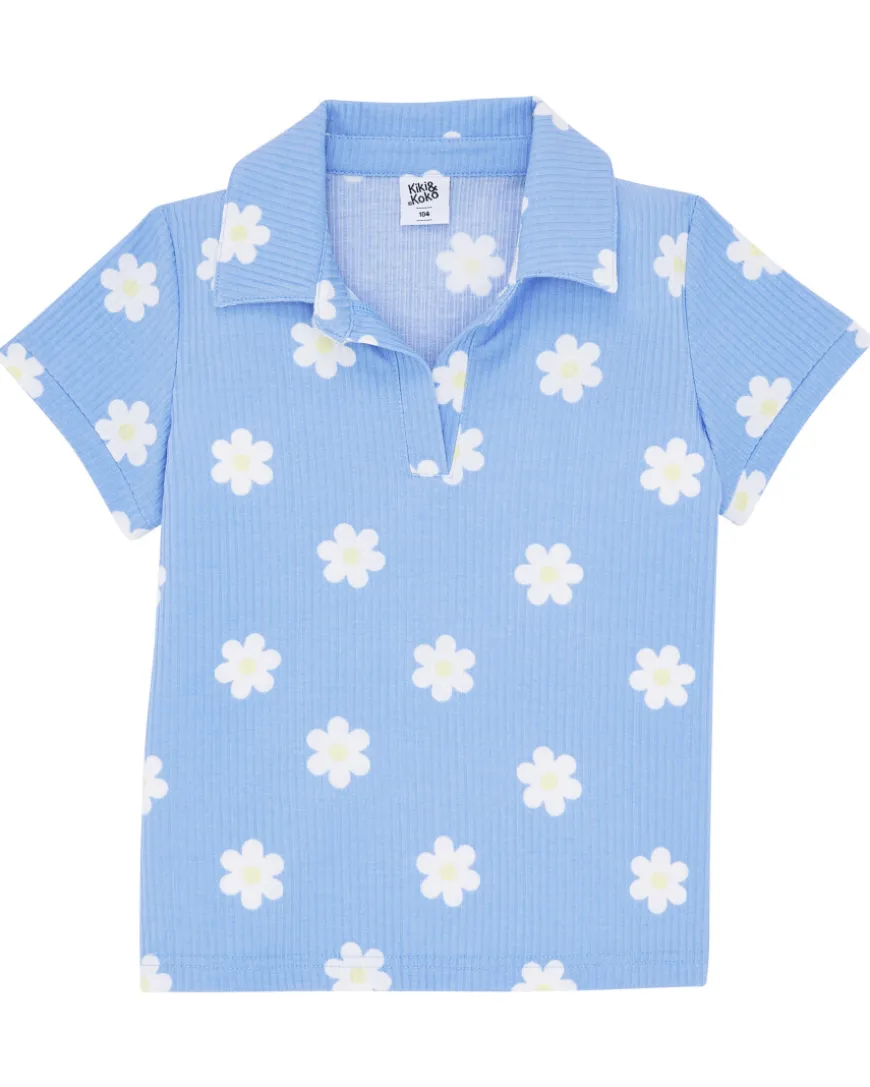 Poloshirt Blumen Kiki & Koko, gerippt-KiK Onlineshop Discount
