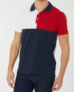 Poloshirt Colour-Blocking X-Mail, Knopfleiste-KiK Onlineshop Fashion