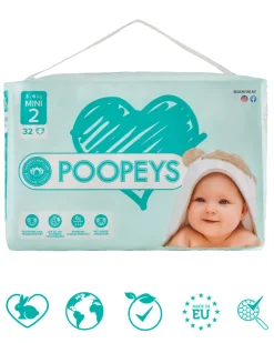 POOPEYS Windeln 32er-Pack, 3 – 6 kg-KiK Onlineshop Hot