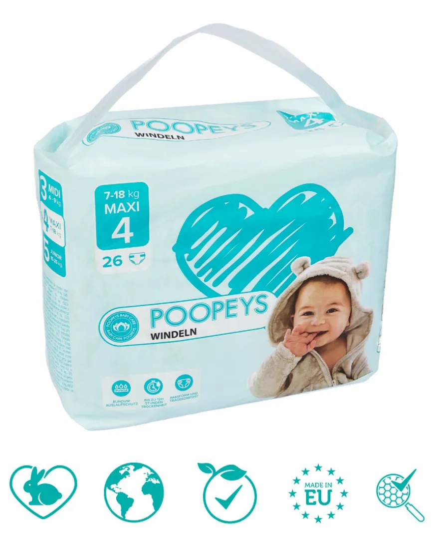 POOPEYS Windeln 26er-Pack, 7 – 18 kg-KiK Onlineshop Fashion