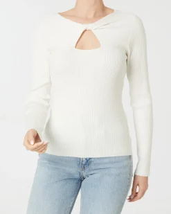 Pullover mit Knotendetail Janina, gerippt-KiK Onlineshop Cheap