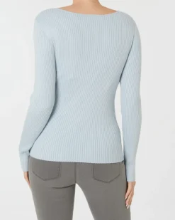 Pullover mit Knotendetail Janina, gerippt-KiK Onlineshop Outlet