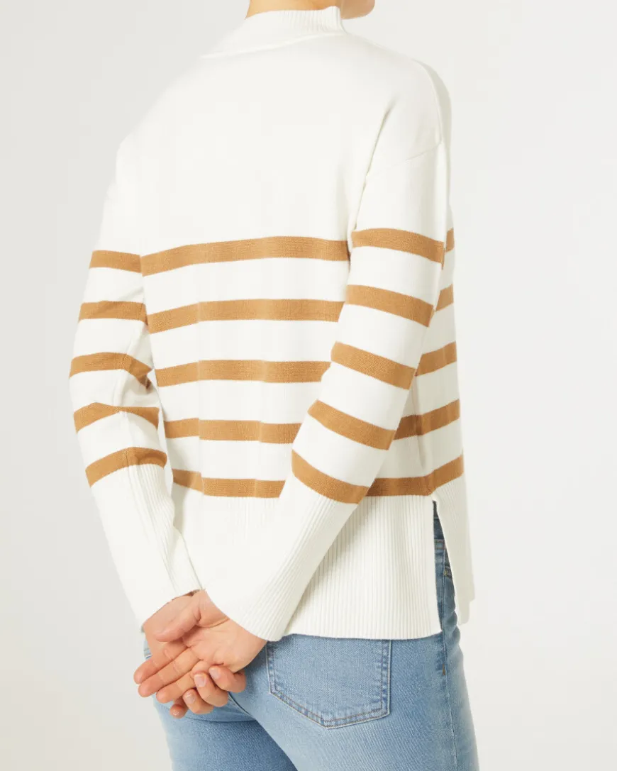 Pullover mit Schlitzen Janina, Stehkragen-KiK Onlineshop Outlet