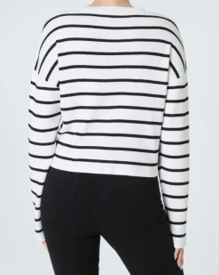 Pullover mit Streifen Janina, Rundhalsausschnitt-KiK Onlineshop Discount