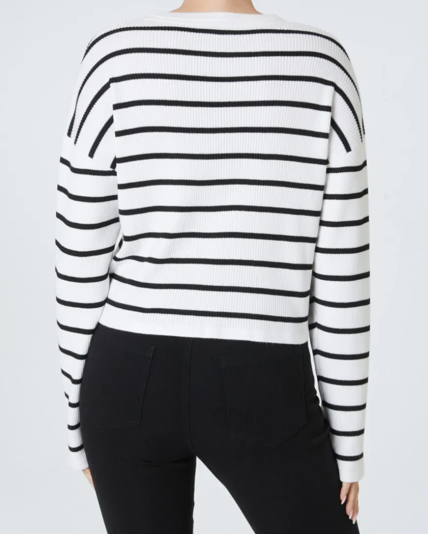 Pullover mit Streifen Janina, Rundhalsausschnitt-KiK Onlineshop Discount