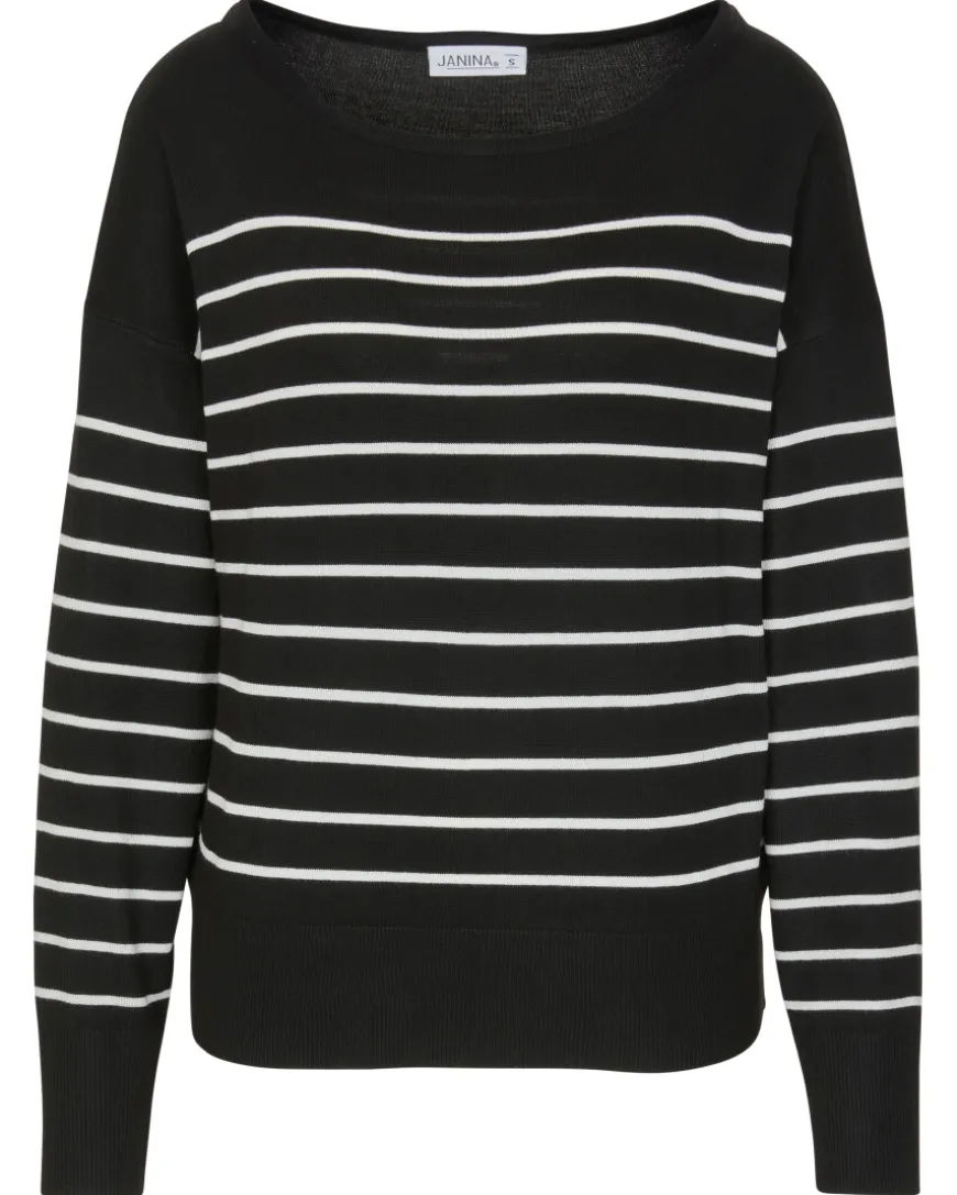 Pullover mit Streifen Janina, Rundhalsausschnitt-KiK Onlineshop Best