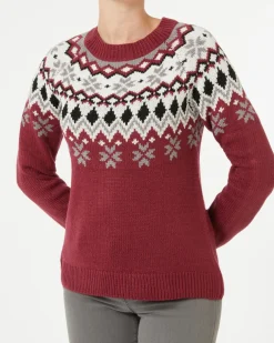 Pullover Norwegermuster Janina, Rundhalsausschnitt-KiK Onlineshop Clearance