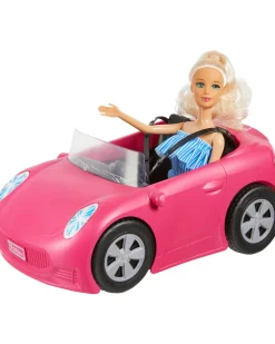Puppe mit Auto 2-tlg. Set-KiK Onlineshop New