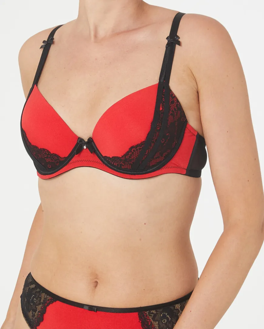 Push-up-BH mit Spitzendetails Janina, verstellbare Träger-KiK Onlineshop Online