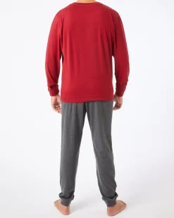 Pyjama mit Rippbündchen X-Mail, 2-tlg. Set-KiK Onlineshop Store