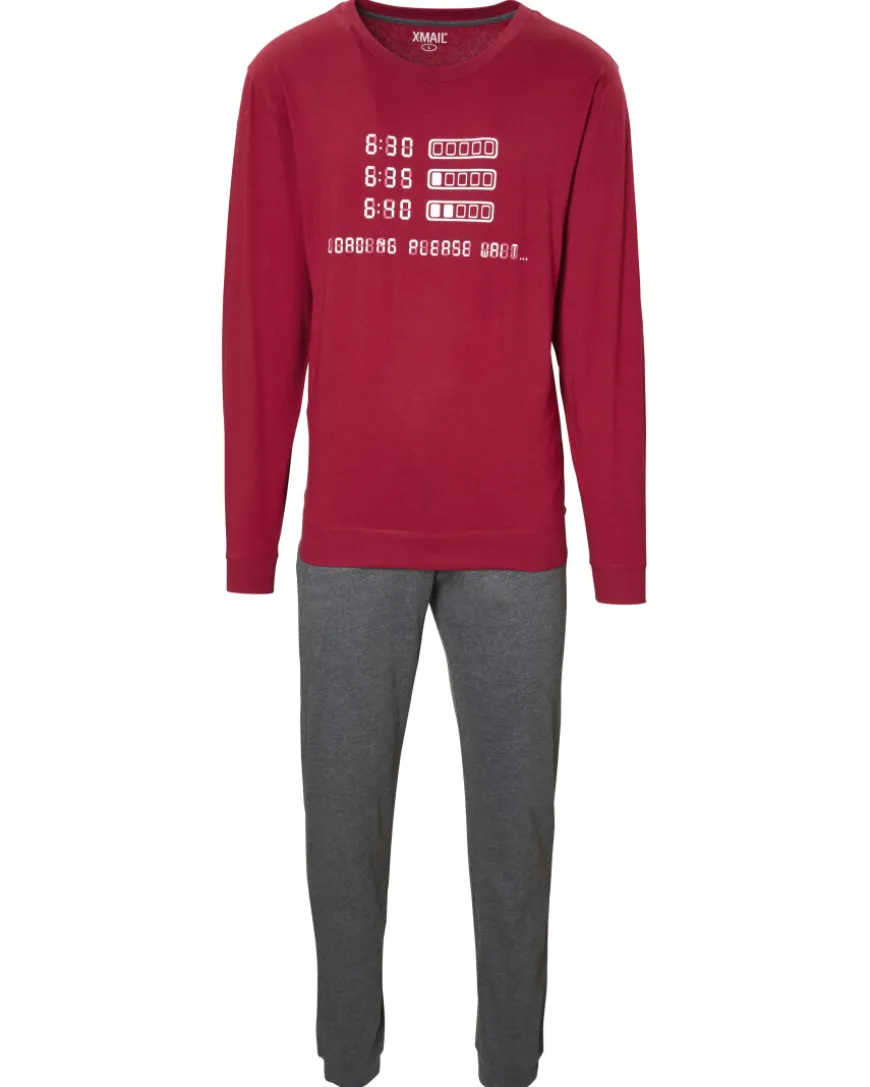 Pyjama mit Rippbündchen X-Mail, 2-tlg. Set-KiK Onlineshop Store