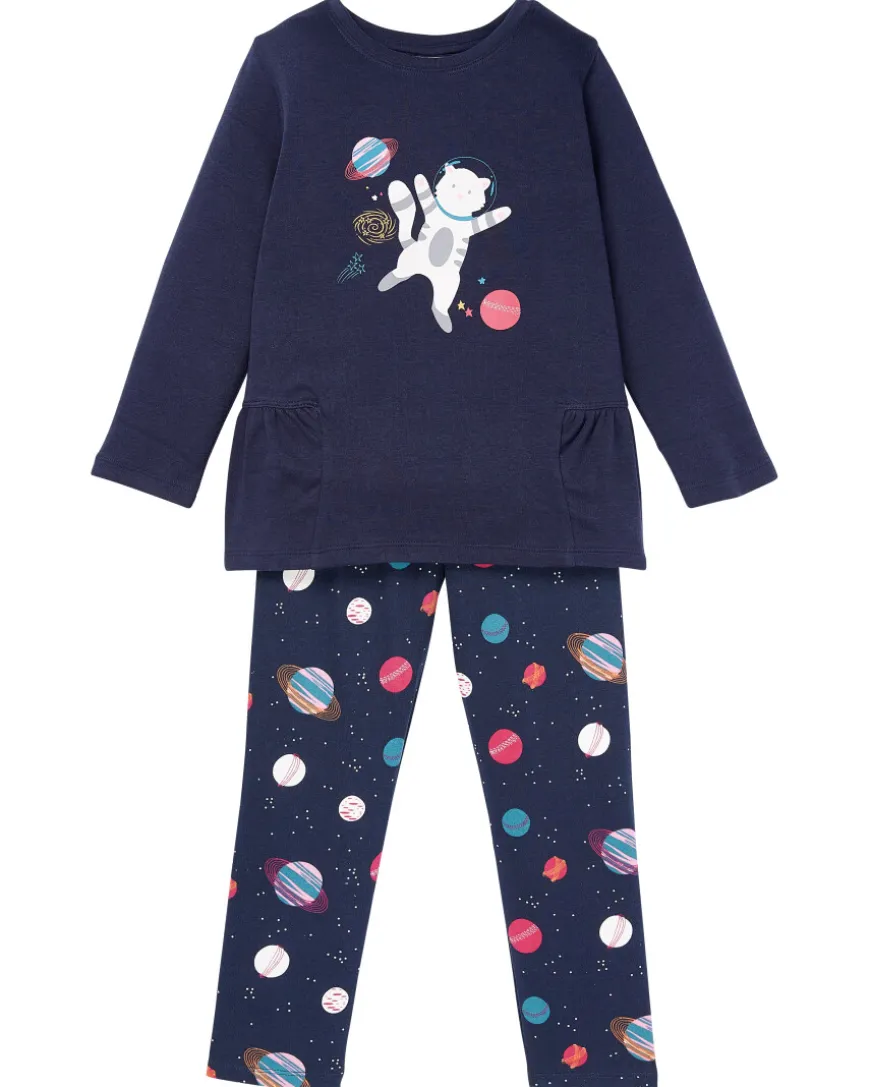 Pyjama mit Rüschen verschiedene Designs, 2-tlg. Set-KiK Onlineshop Outlet