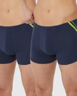 Retro Boxershorts mit Kontrastnähten 2er-Pack, X-Mail-KiK Onlineshop Cheap