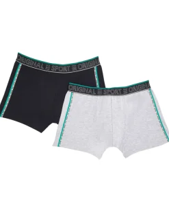 Retro Boxershorts mit Schriftzug 2er-Pack, X-Mail-KiK Onlineshop Outlet