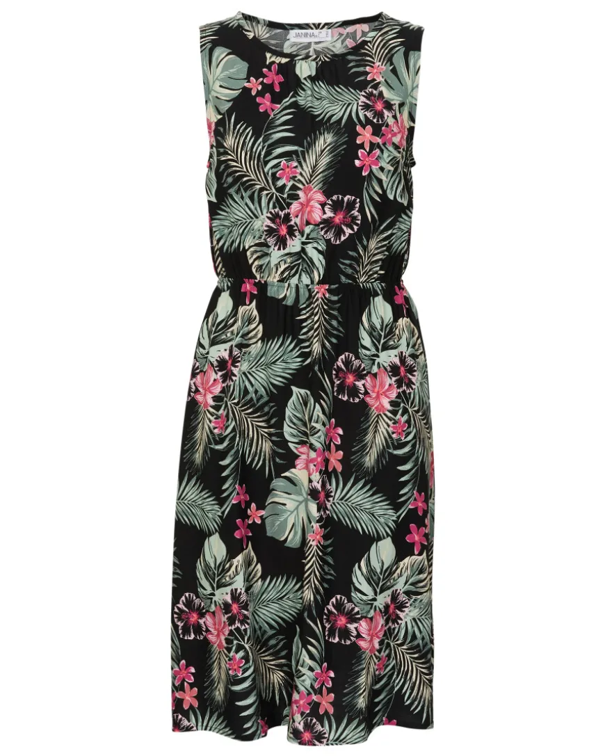 Ärmelloses Kleid Janina, elastischer Taillenbund-KiK Onlineshop Online