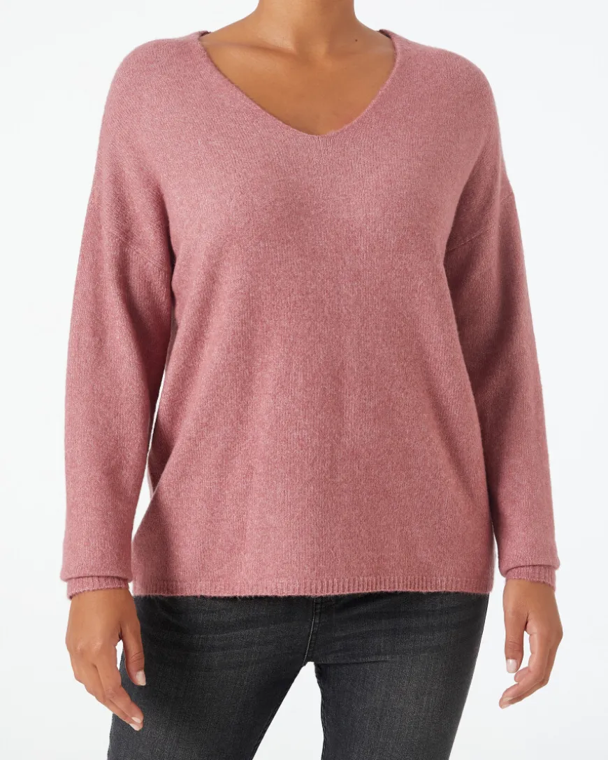 Feinstrickpullover Janina, V-Ausschnitt-KiK Onlineshop New