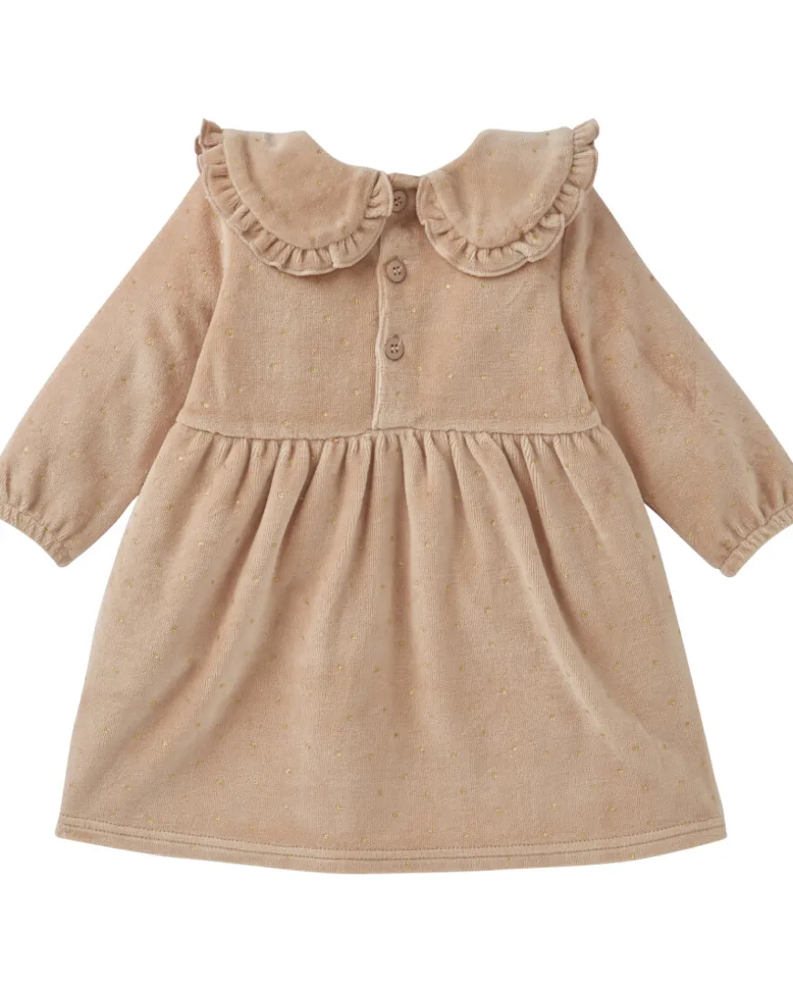 Samtkleid mit Glitzer Ergee, Bubikragen-KiK Onlineshop Online