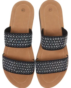 Sandalen mit Strasssteinen Janina, offene Ferse-KiK Onlineshop Online