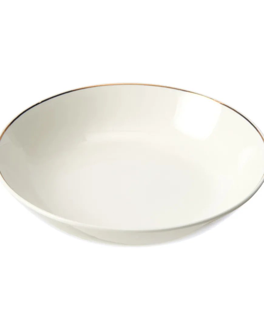 Schale mit goldfarbenem Rand Ø ca. 26,6 cm-KiK Onlineshop Clearance