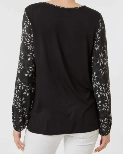 Schicke Bluse Janina, Rundhalsausschnitt-KiK Onlineshop Store
