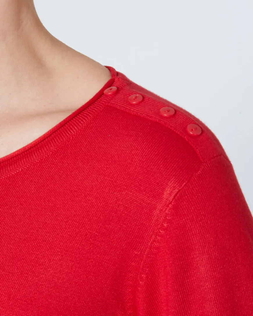Schicker Pullover Janina, Zierknöpfe-KiK Onlineshop New