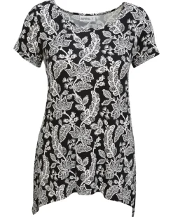 Schickes T-Shirt Janina, Zipfeloptik-KiK Onlineshop Flash Sale