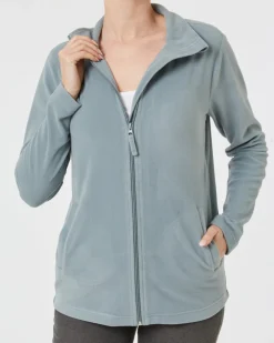 Schlichte Fleecejacke Janina, Seitentaschen-KiK Onlineshop Shop