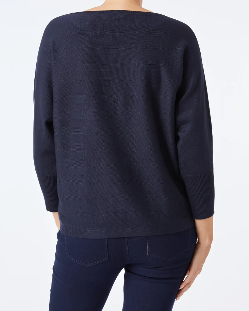 Schlichter Feinstrickpullover Janina, 3/4-Arm-KiK Onlineshop Flash Sale
