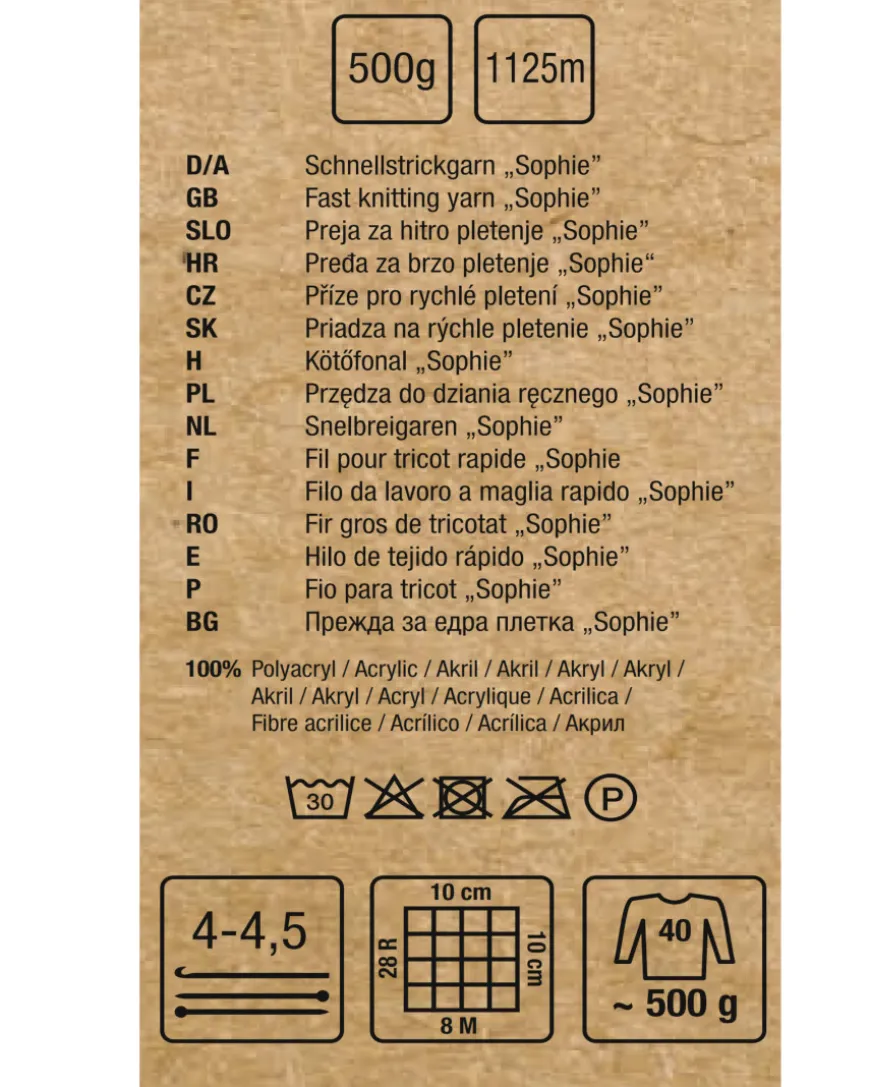 Schnellstrickgarn 0,5 kg-KiK Onlineshop Hot