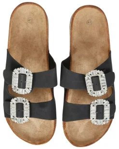 e Pantoletten Janina, mit Ziersteinen-KiK Onlineshop Shop