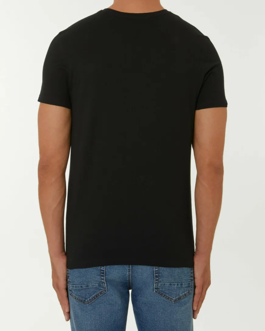 es Basic T-Shirt Identic Basic, Rundhalsausschnitt-KiK Onlineshop Clearance