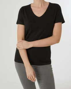 es T-Shirt Janina, V-Ausschnitt-KiK Onlineshop Cheap