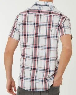 Seersucker-Hemd X-Mail, Abgerundeter Saum-KiK Onlineshop Discount