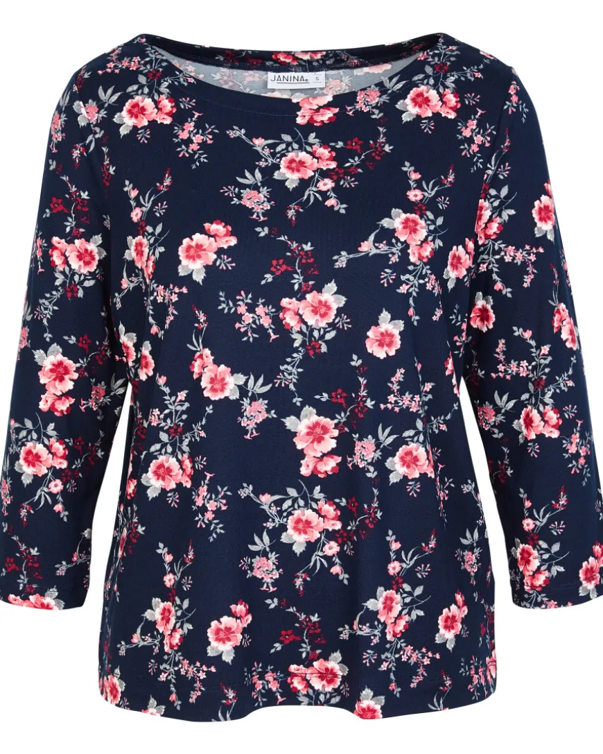 Shirt mit Rundhalsausschnitt Janina, 3/4-Arm-KiK Onlineshop Shop