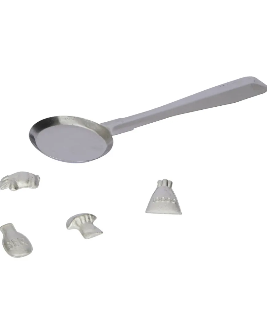 Silvester Zinngießen 5-tlg. Set-KiK Onlineshop Clearance