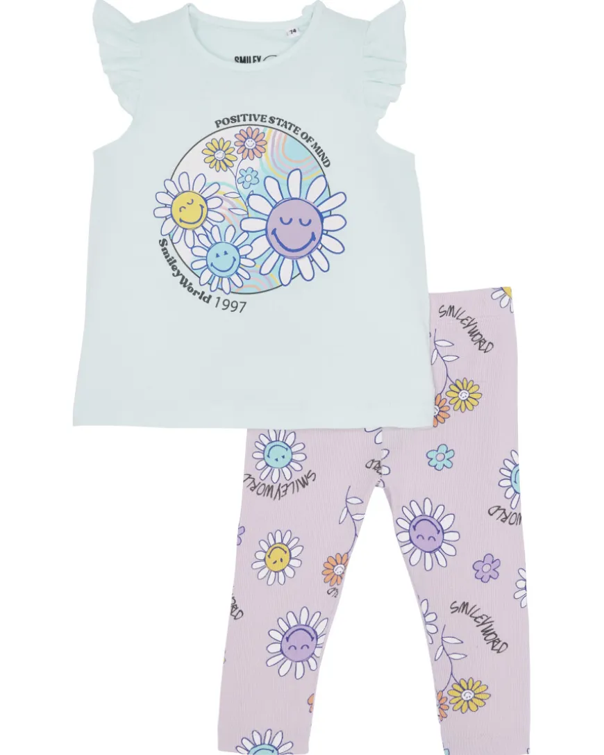 Smiley World T-Shirt + Leggings 2-tlg. Set-KiK Onlineshop Cheap