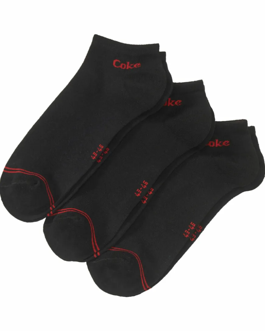 Sneakersocken 3er-Pack, Coca Cola-KiK Onlineshop Shop