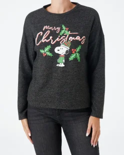 Snoopy Pullover Weihnachten lockere Passform-KiK Onlineshop Online