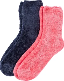 Socken aus Chenille 2er-Pack, Janina-KiK Onlineshop Sale