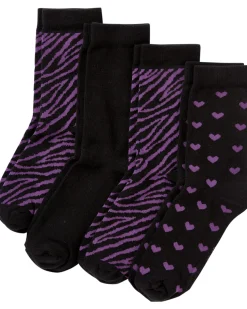 Socken 4er-Pack, Ergee, verschiedene Designs-KiK Onlineshop Hot