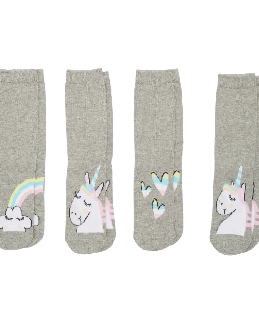 Socken mit Muster 4er-Pack, Ergee, verschiedene Designs-KiK Onlineshop Online