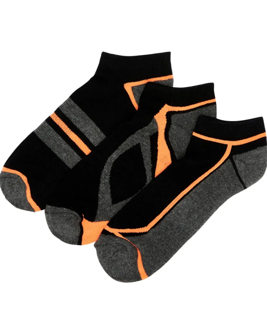 Sport-Sneakersocken 3er-Pack, Ergeenomixx, verschiedene Designs-KiK Onlineshop Fashion