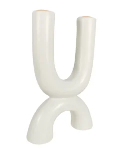 Stabkerzenhalter U-förmig verschiedene Designs, ca. 13 x 4 x 22,5 cm-KiK Onlineshop Clearance