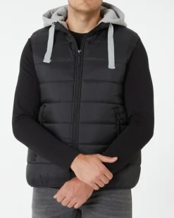 Steppweste mit Sweatkapuze X-Mail, Reißverschluss-KiK Onlineshop Best