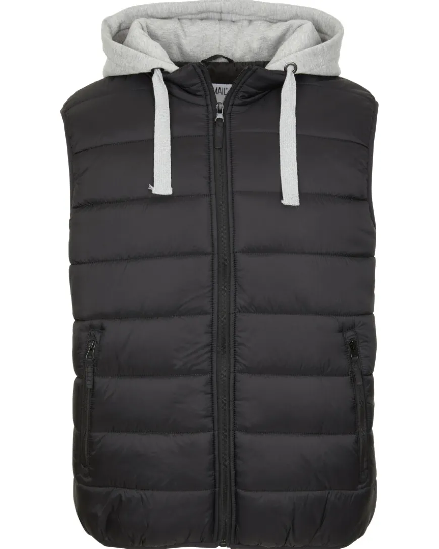 Steppweste mit Sweatkapuze X-Mail, Reißverschluss-KiK Onlineshop Best
