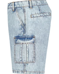 Stone-washed Jeans-Shorts Y.F.K., Seitentaschen-KiK Onlineshop Sale
