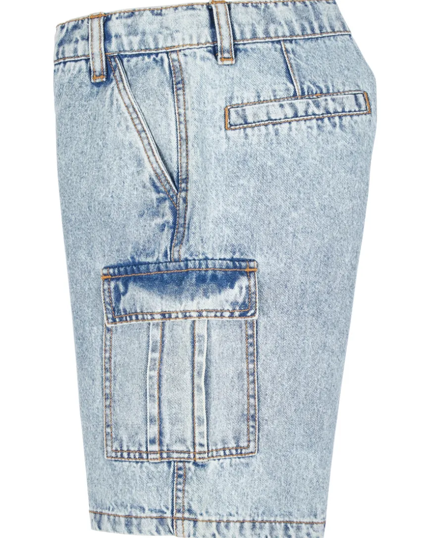 Stone-washed Jeans-Shorts Y.F.K., Seitentaschen-KiK Onlineshop Sale