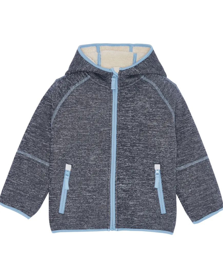 Strickfleecejacke mit Kapuze Innenfleece-KiK Onlineshop Best Sale